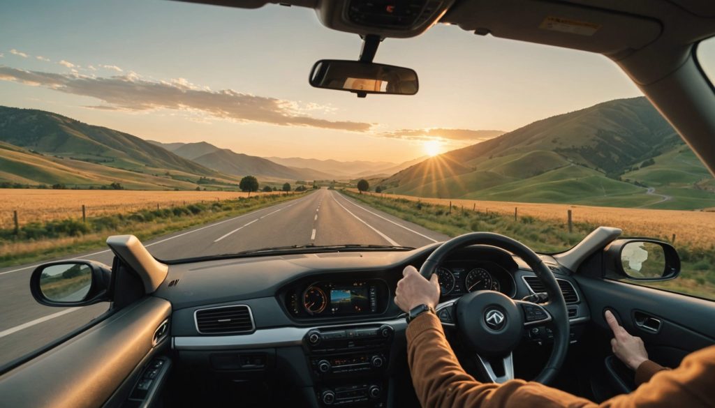 Découverte des paysages incontournables lors d'une escapade en voiture