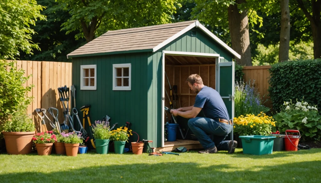 Quelles règles pour installer un abri de jardin démontable ?