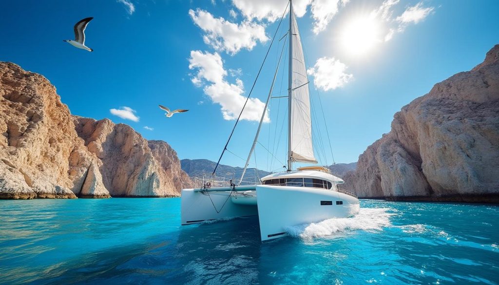 explorez la crète en catamaran et vivez une aventure en mer inoubliable entre paysages idylliques, eaux cristallines et découvertes authentiques.