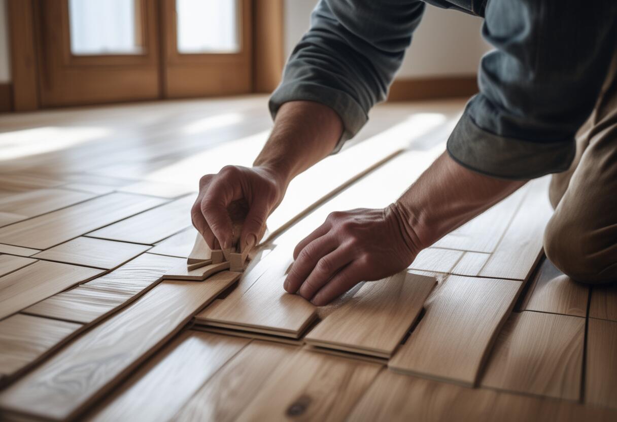Coller du parquet massif sur du carrelage : étapes à suivre