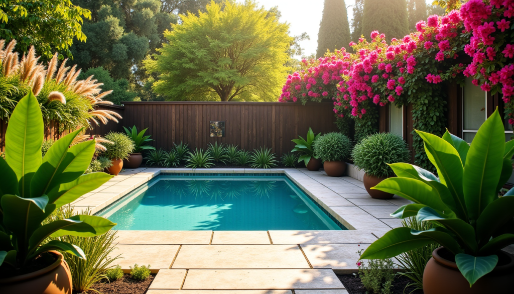 Quelles plantes choisir autour d’une piscine