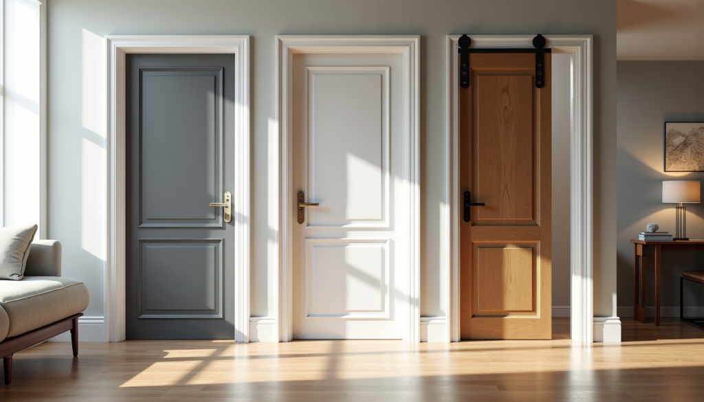 Comment choisir une porte adaptée à chaque pièce